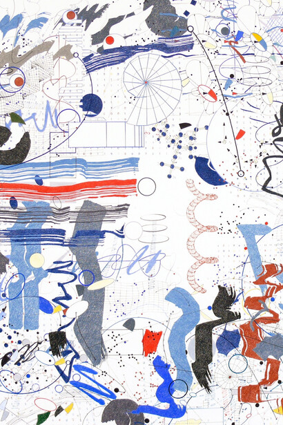 Paul Glabicki - Relativity #5, 2015, detail