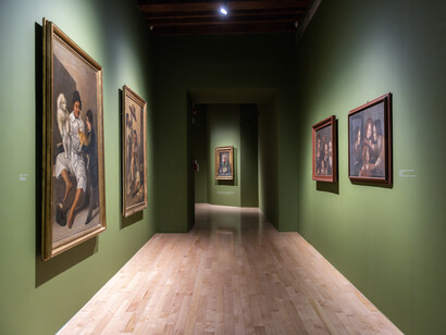 José Agustín Arrieta, 1803-1874. La ciudad de Puebla en el siglo XIX, vista de exhibición. Cortesía del Museo Amparo