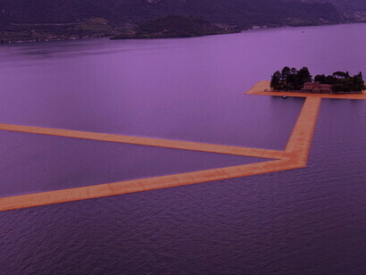 The Floating Piers (2016), sul Lago d'Iseo
