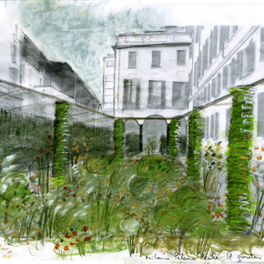 Il Viridarium, Palazzo Reale, Milano,
Disegno del giardino e progetto, a cura degli architetti Marco Bay e Filippo Pizzoni per Orticola di Lombardia in occasione della mostra
