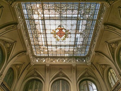 Window of the inside of the Town hall