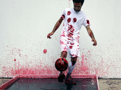 Santo Alessandro Badolato. European Football Championship, 2012. Still da video