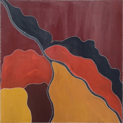 Lorraine Daylight, Birnoo country (detail). Courtesy of Japingka Gallery