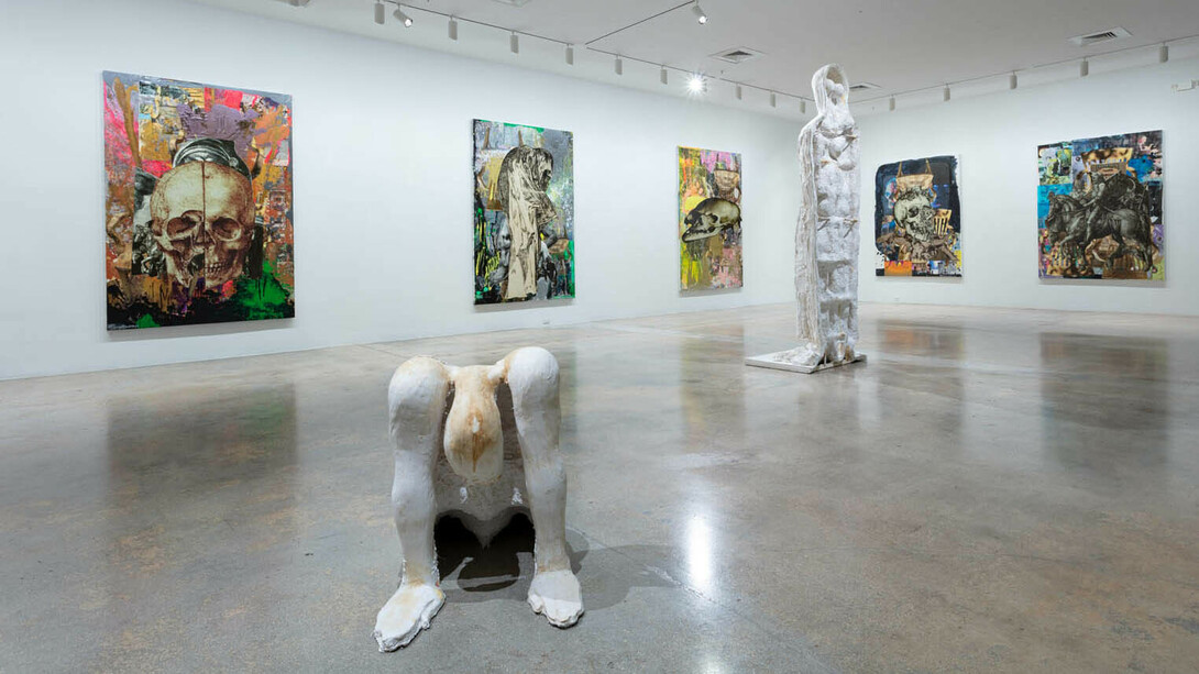 Thomas Houseago, First light, exhibition view. Courtesy of Rubell Family Collection