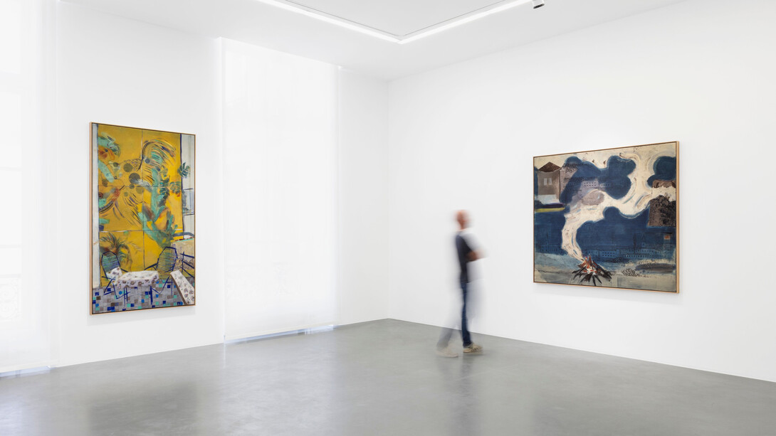 Nick Goss, Isle of Thanet, vue de l'exposition. Avec l'aimable autorisation de la Galerie Perrotin