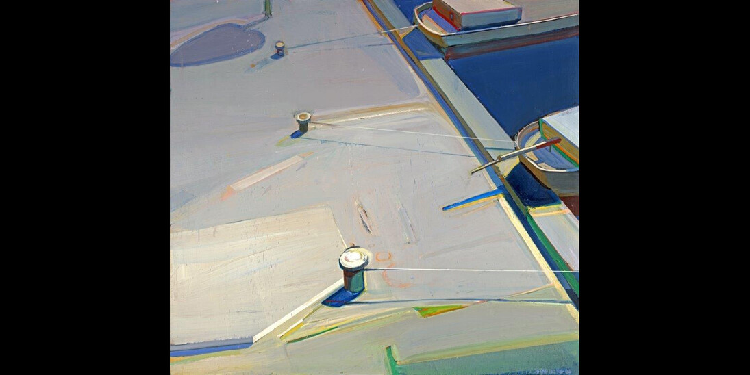 Paintings of Raimonds Staprans. Courtesy of San Jose Museum of Art