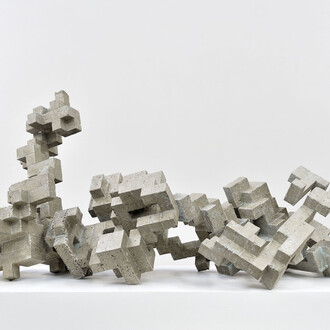 Cheyney Thompson, Broken Volume (10L), 2013, Concrete, 71 x 78.7 x 58 cm / 28 x 31 x 23 inches, Courtesy of Campoli Presti, London / Paris