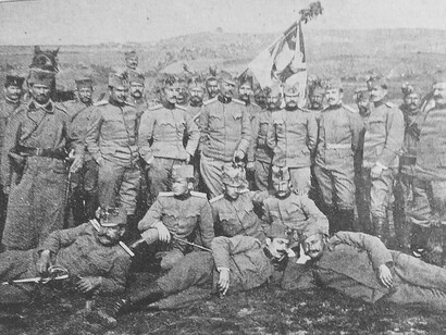 Serbian army in Kosovska Mitrovica, 1913, Kosovo