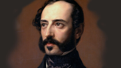 Pintura de Federico de Madrazo y Kuntz, 1849. Buenaventura José María de la Vega y Cárdenas. Buenos Aires, Virreinato del Río de la Plata, 14 de julio de 1807 - Madrid, 29 de noviembre de 1865, más conocido como Ventura de la Vega, Madrid, España