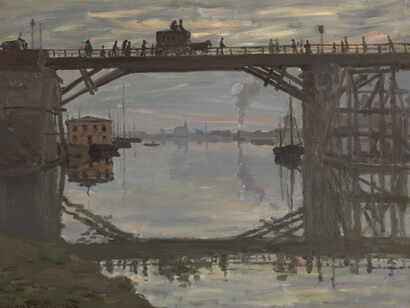 Claude Monet, Le pont de bois, 1872, huile sur toile, 54 × 73 cm. VKS Art Inc., Ottawa. Photo © MBAC, Ottawa
