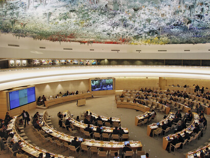 Sede del Consejo de Derechos Humanos de la ONU en Ginebra