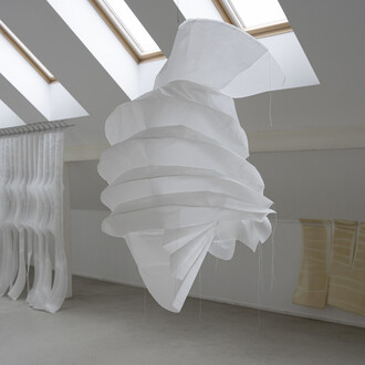Laura Matukonytė and Emilija Višinskaitė, Sensing takes time, exhibition view. Courtesy of Meno Parkas Gallery