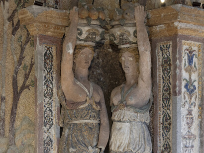 Gruta de Diana, vista de exhibición. Cortesía de Villa d’Este