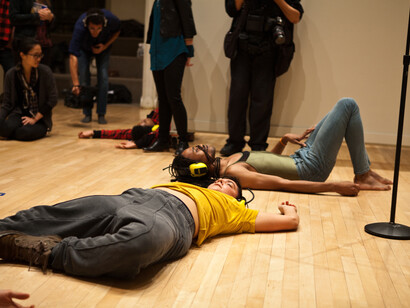 Gerard & Kelly. Reusable Parts/Endless Love, 2011. Performance. Duration variable. Documentation of presentation at Danspace Project at St. Mark’s Church, New York, October 2011. Courtesy of the artists and Kate Werble Gallery, New York. Photographer: John Houck.