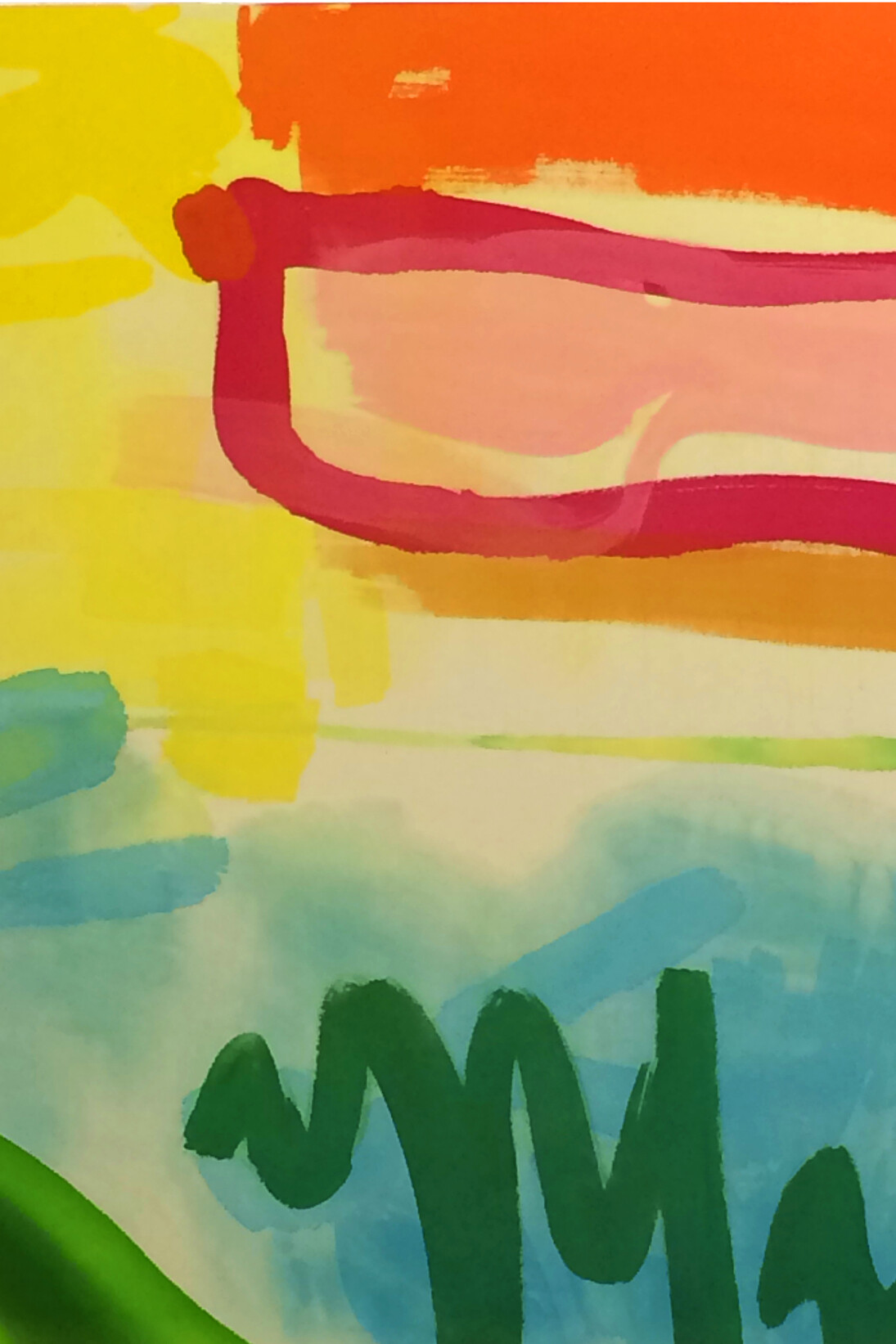 Tim Braden, Abstract 201, 2014, Acrylic
on unprimed canvas, 158 x 184 cm ©
Tim
Braden.
Courtesy
the
artist
and
Bruce
Haines
Mayfair