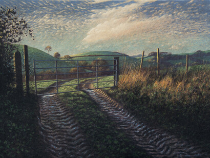 James Lynch, The Gate, November, 43 x 58 cm