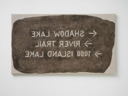 Hendl Helen Mirra, not river trail, 2021. Courtesy of Galerie Nordenhake