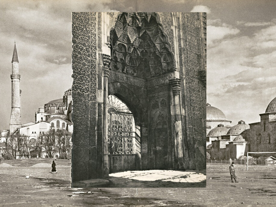 Aikaterini Gegisian, A Small Guide to the Invisible Seas (The Sea of Images, 2), 2015, collage on paper, 29 x 46 cm, Courtesy the artist & Kalfayan Galleries, Athens-Thessaloniki
