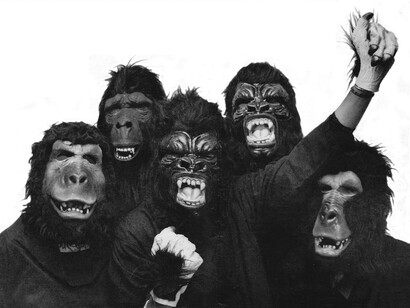 Guerrilla Girls. Máscaras de simios