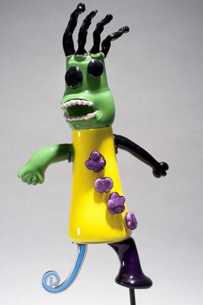 Designed by Alex Baldinelli (age 10), made by Museum of Glass Hot Shop Team, Sewage combo, 2010. Courtesy of the Museum of Glass 