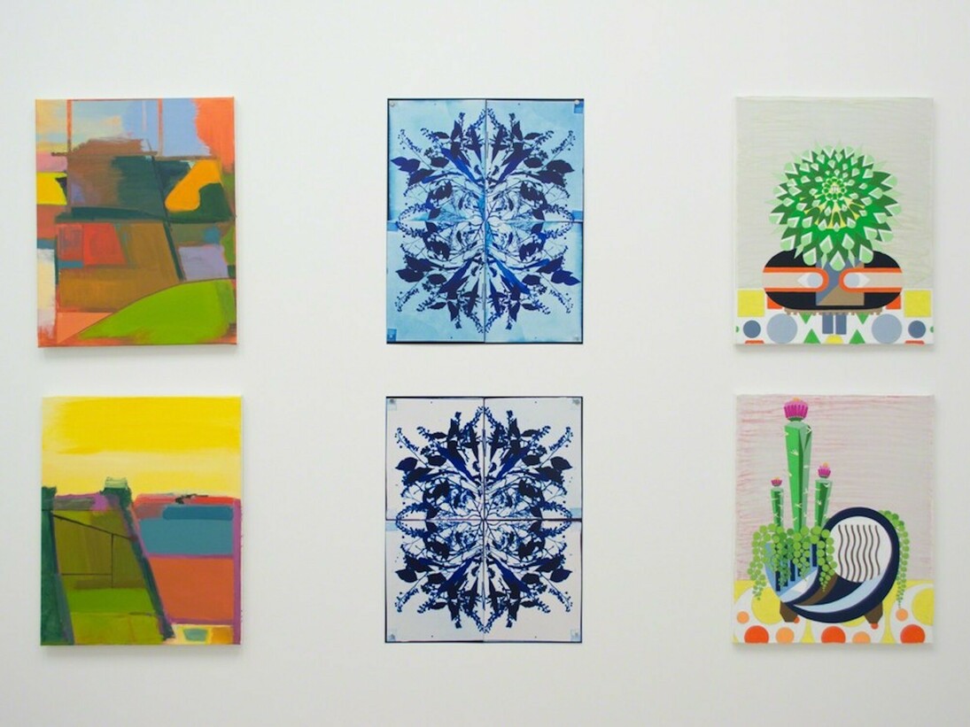 The Twenty by Sixteen Biennial, Exhibition view. Courtesy of Morgan Lehman Gallery