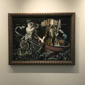 Big Art. Small canvas. Courtesy of RJD Gallery 