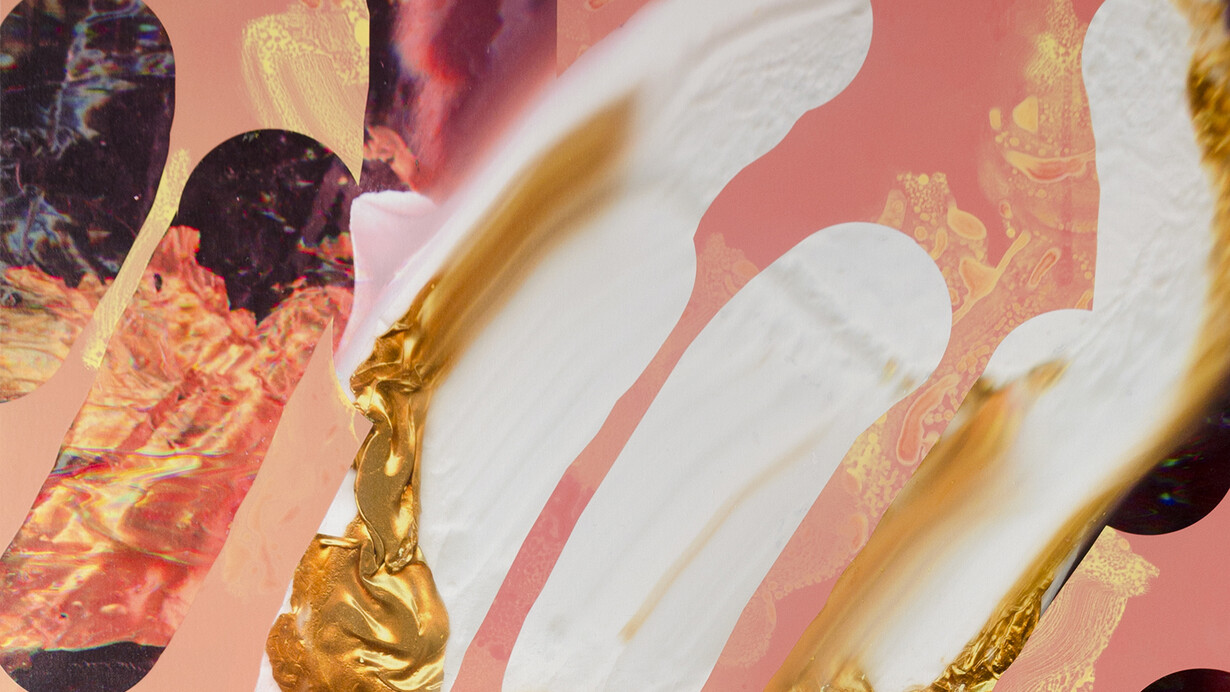 André Hemer, A Hot Mess #7 (detail), 2015, Acrylic and pigment on canvas, 183.5 x 137.5 cm
