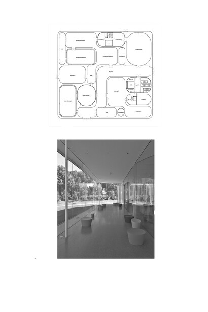 Exemplo de espaço moderno: Philip Johnson, Casa de Vidro, 1949
