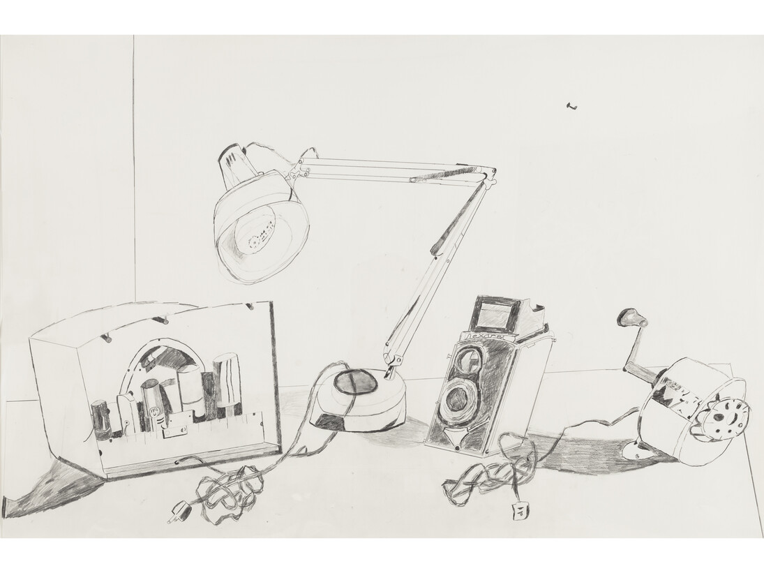 André Gregory, In the Clear, 2011, Pencil on paper, 28 1/4 x 43 1/2 inches, 71.8 x 110.5 cm. Framed size: 30 1/2 x 45 1/2 inches, 77.5 x 115.6 cm