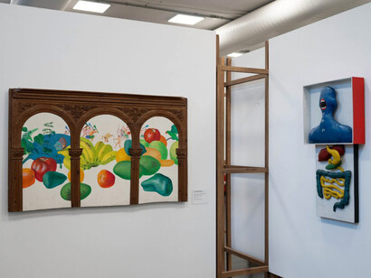 Uma história da arte brasileira, vista da exposição. Cortesia do Museu de Arte Moderna do Rio de Janeiro