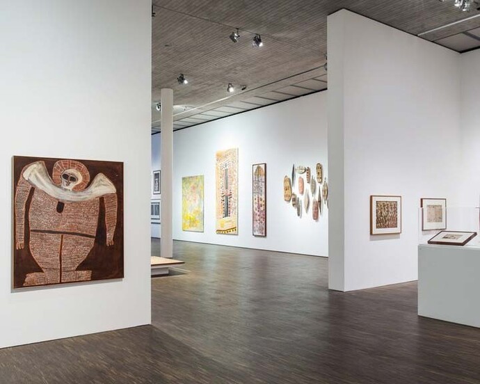Indigenous Australia: Masterworks from the National Gallery of Australia, 2017, me Collectors Room Berlin, Photo: Lidia Tirri