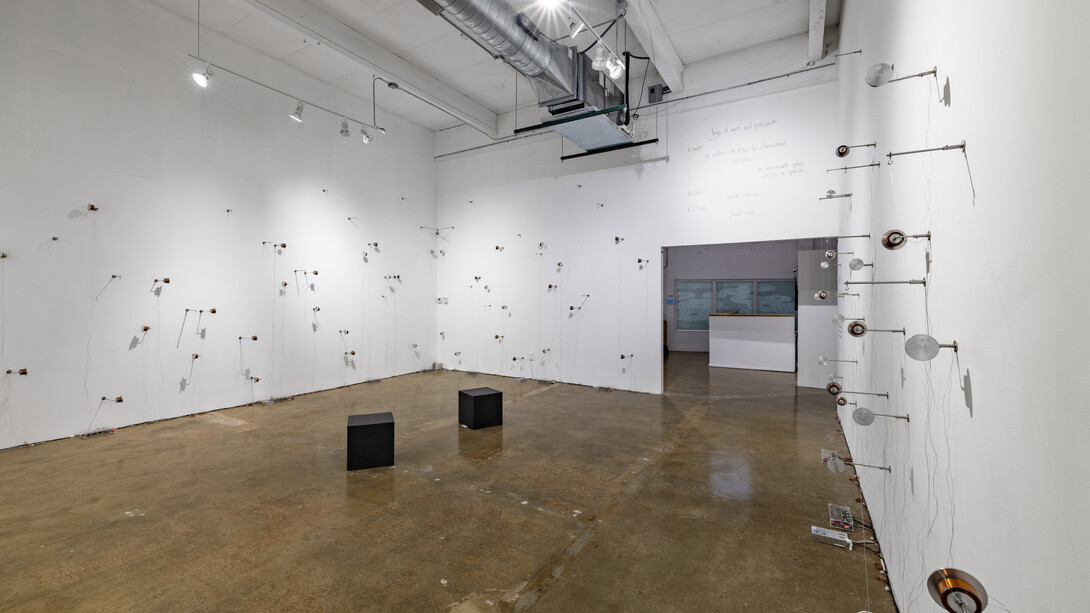 Alba Triana, Dialogue with the primordial sea, exhibition view. Courtesy of Locust Projects. Photo by Pedro Wazzan