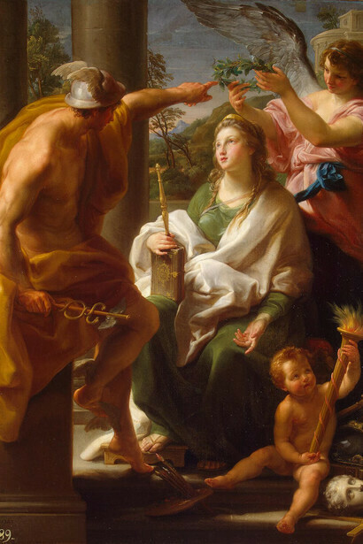 Pompeo Batoni, Mercurio incorona Filosofia Madre delle Arti