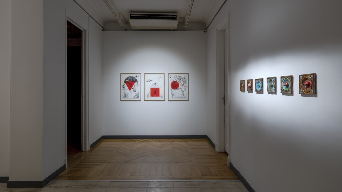 İz Öztat, There and now, and after, exhibition view. Courtesy of Zilberman Dialogues