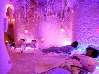 Relaxing at Galos Cave