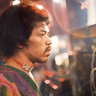 Charles Everest, Jimi (Pensive), Isle of Wight 1970, © Charles Everest. CameronLife Photo Library
