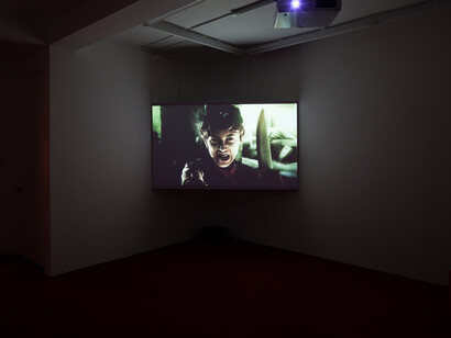 Rachel Maclean, 'Please Sir', 2014, installation view, Rowing, London. Photo: Plastiques photography