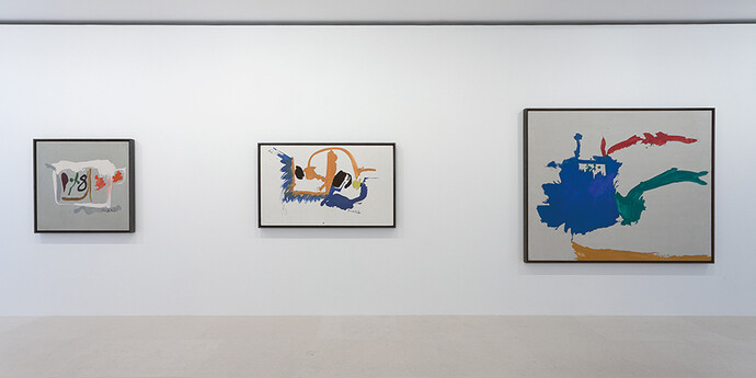 Helen Frankenthaler, Exhibition view. Courtesy of Gagosian