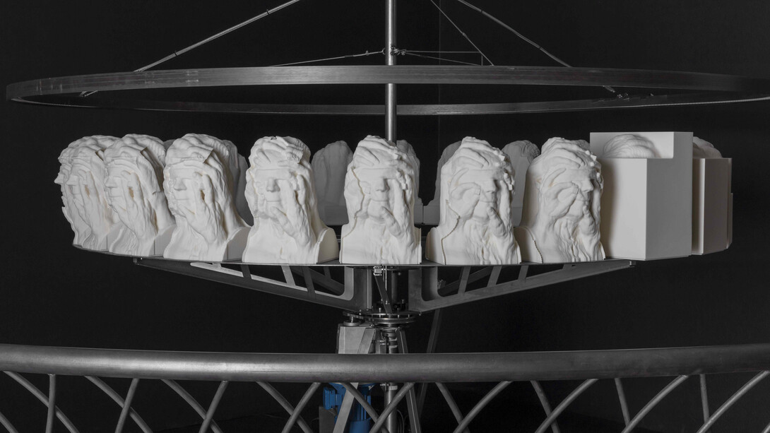 Eva L’Hoest, The mindful hand, vue de l'exposition. Avec la courtoisie du Casino Luxembourg