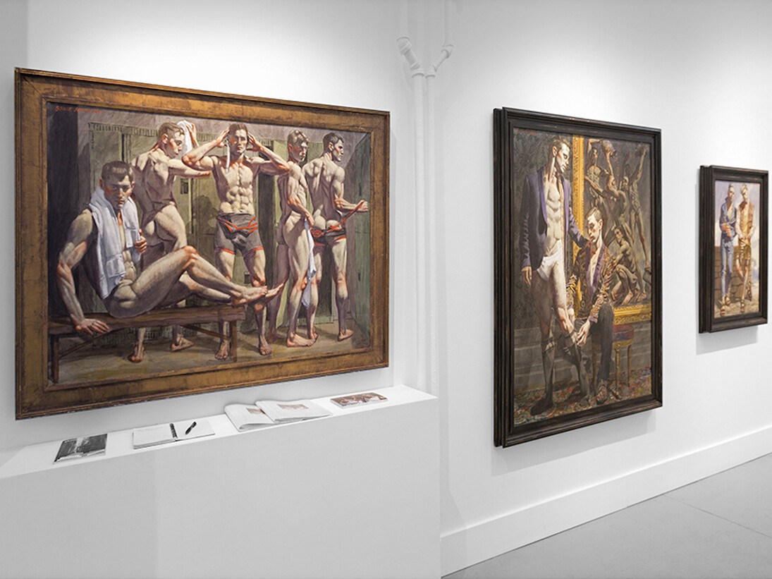 Mark Beard | Bruce Sargeant (1898-1938): Parlor, Gymnasium, and Field. Exhibition view.Courtesy of ClampArt