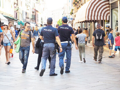 I controlli della polizia nelle città italiane