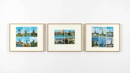 J.Schmid, Archiv (1986–1999), #648, #678, #713, immagini trovate montate su cartone, cm. 40 x 50 cad., courtesy P420
