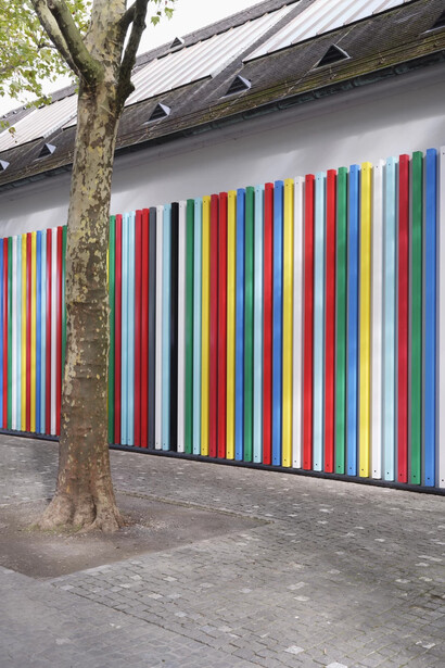 Coumba Samba, Wild wild wall, exhibition view. Courtesy of Kunsthalle Basel 