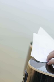 Writing a poem by the river