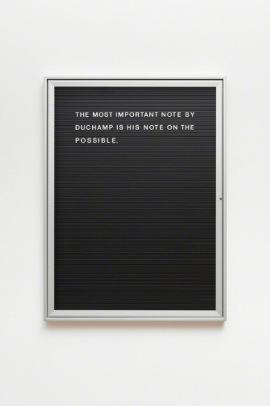 Bethan Huws. Courtesy of Galleria Vistamare