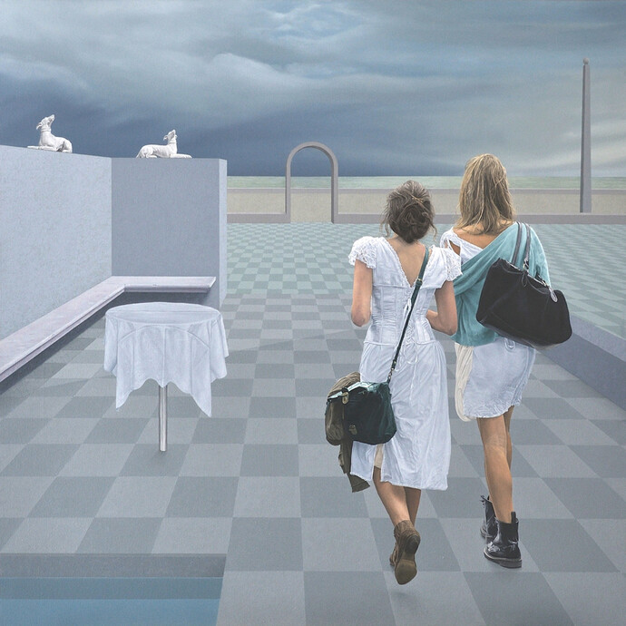 Taking the Air by Ricky Wiatrak, 80 cm x 80 cm