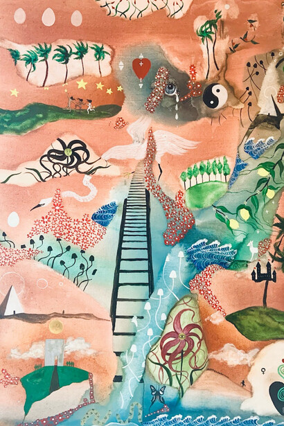 Brianna Lance, "Sueños". Intento trabajar todos los días, por lo que estoy constantemente en un estado de formulación de ideas