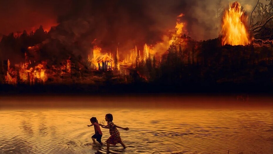 Brazil burns 