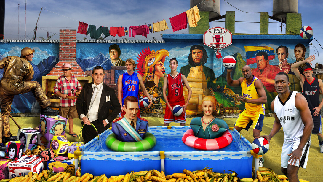 Marcos López, Suite bolivariana (detalle), Buenos Aires, 2008. Cortesía de la Fundación Larivière 