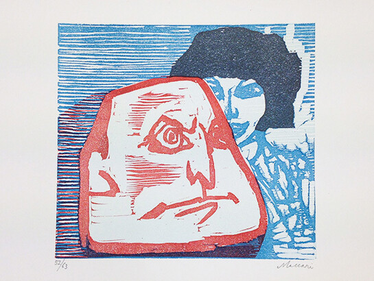 Mino Maccari, 1972, Print, 35 x 50 cm